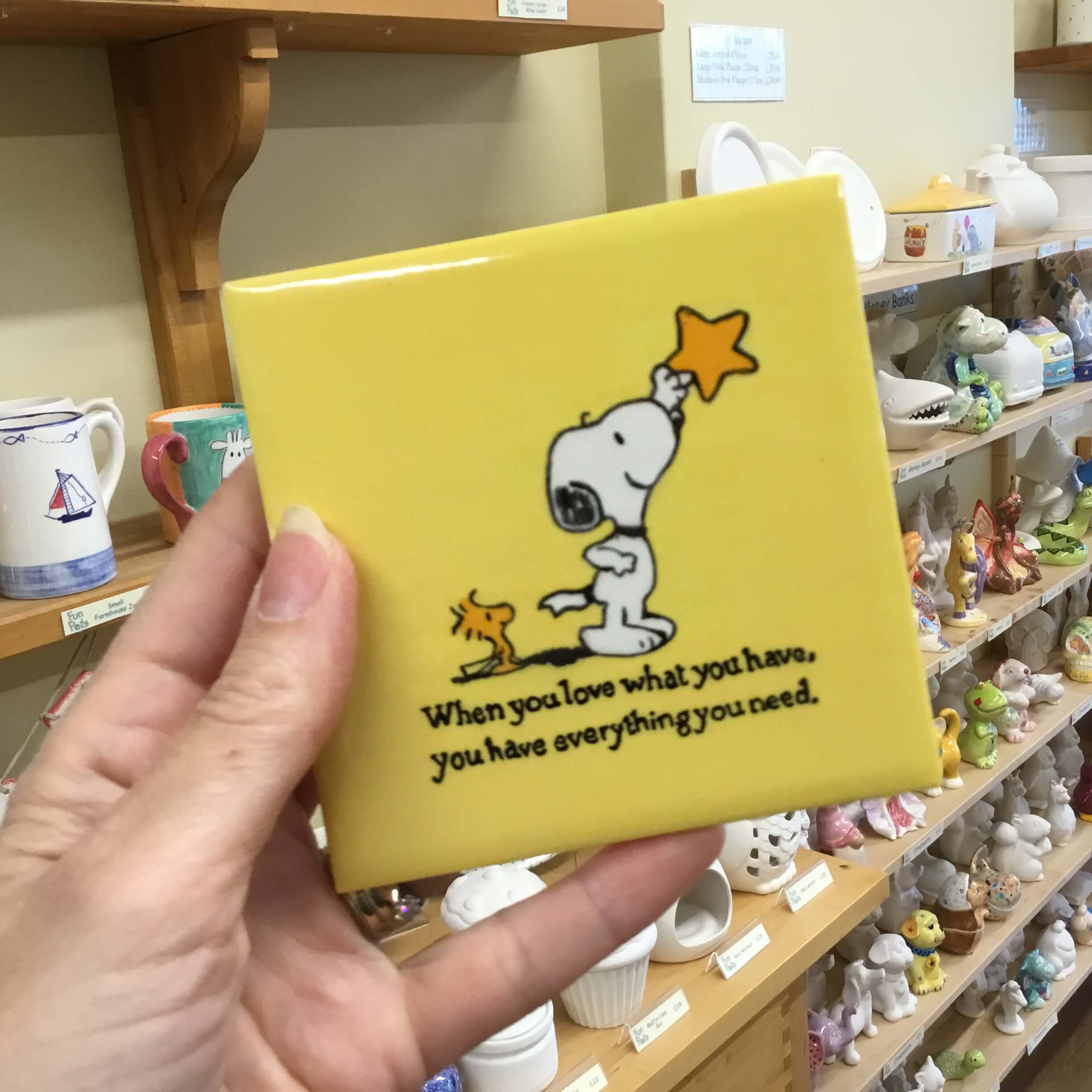 4 Inch Tile - Snoopy