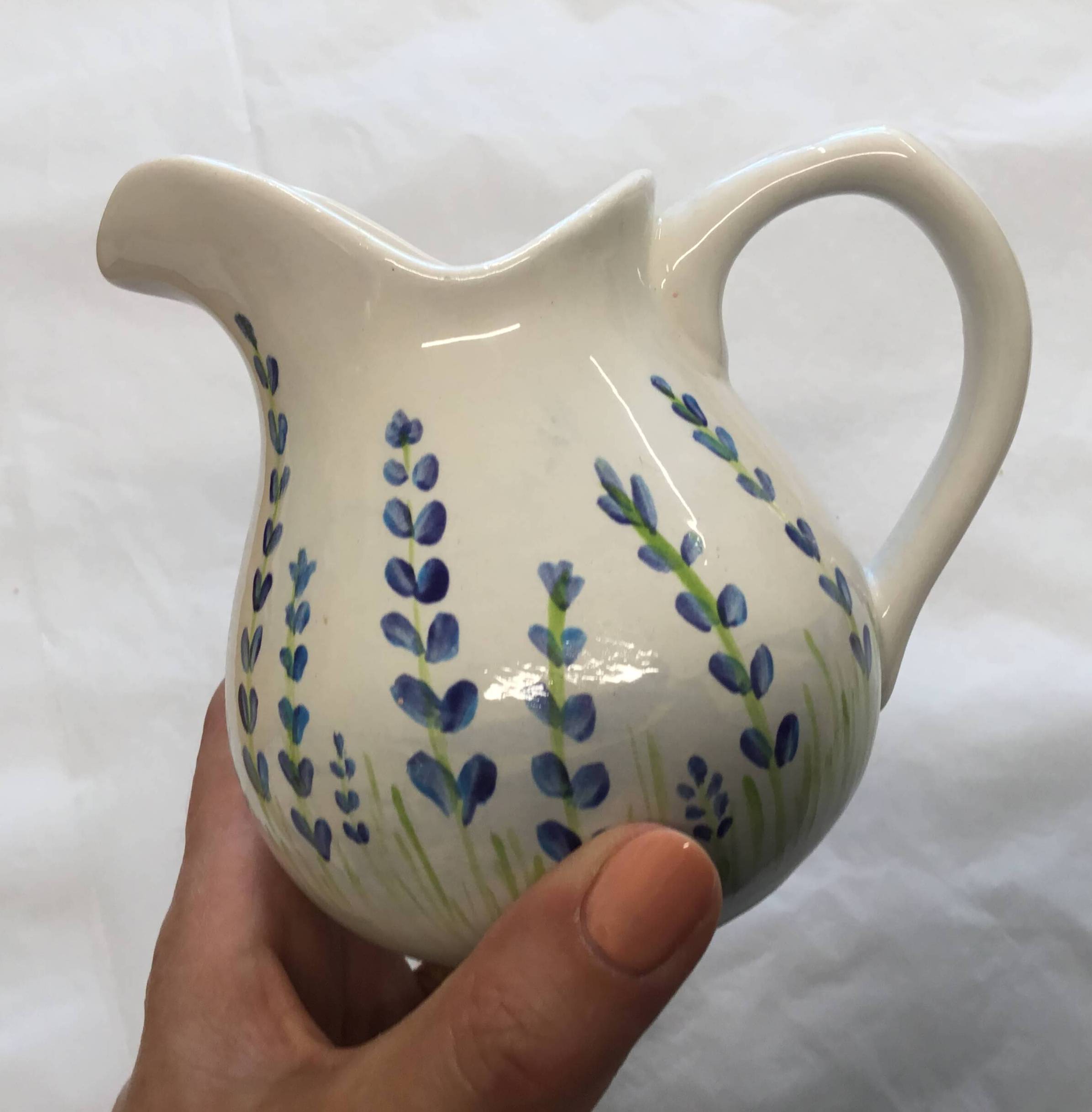 Classic Milk Jug - flowers