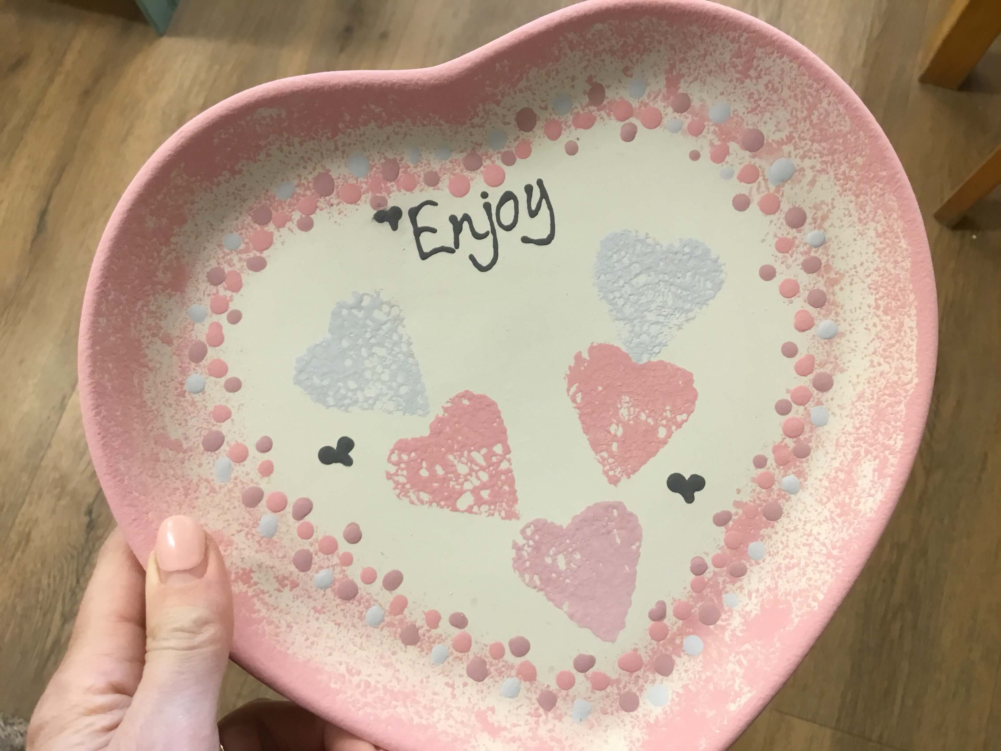 Large Heart Platter (approx 22 x 23cm)