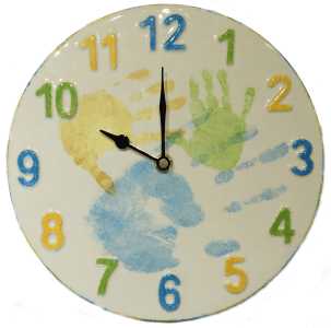 handprint-clock