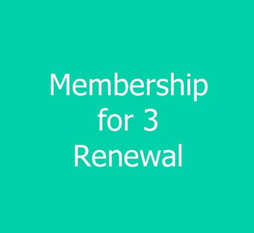 3 Person Family Membership - renewal