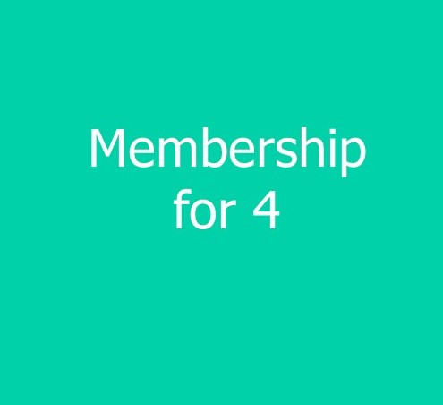 4 Person Family Membership - new