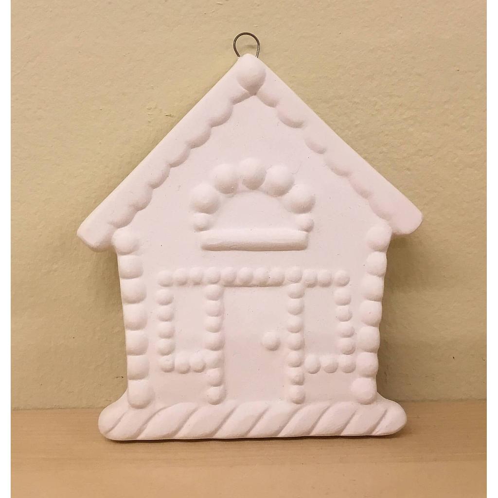 Gingerbread House Hanging Shape (8.5 x 8.2cm)