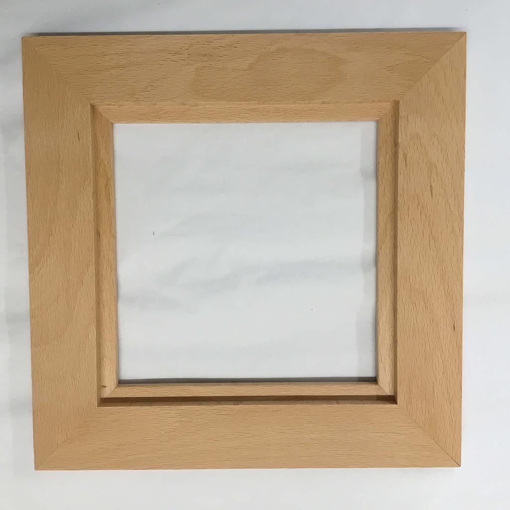 Box Frame (wide beech) for 6" Tile