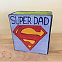Rectangular Pen Pot - Super Dad / Father's Day gift