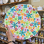 Coupe Platter Plate - floral