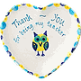 Teacher Thank You Heart Dish (Small Heart Plate)