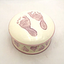 Large Round Trinket Box (approx 11.5cm x 6cm H - including lid) 