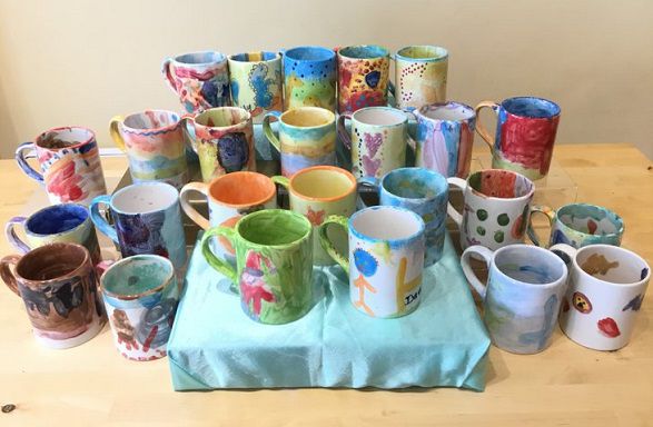 Beaver-groups-pottery-painted-mugs