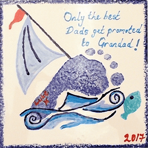 Sail boat footprint