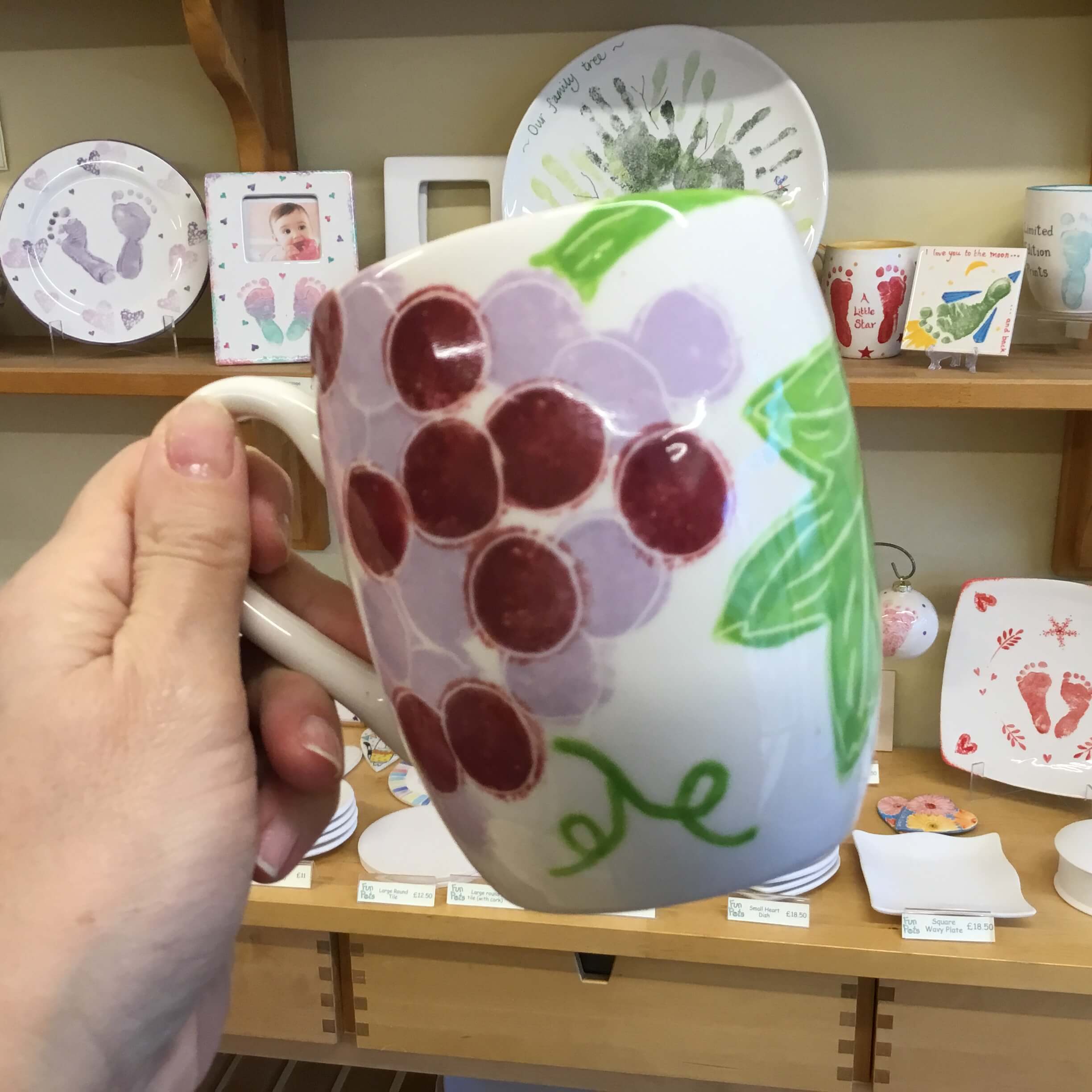Barrel Mug - grapes