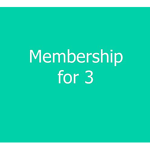 3 Person Family Membership - new