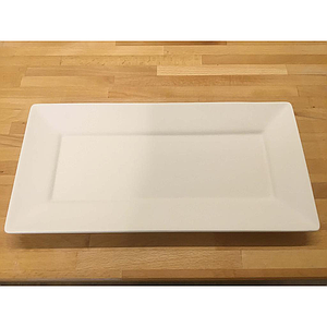 Angled Rectangular Plate (38 x 19cm)