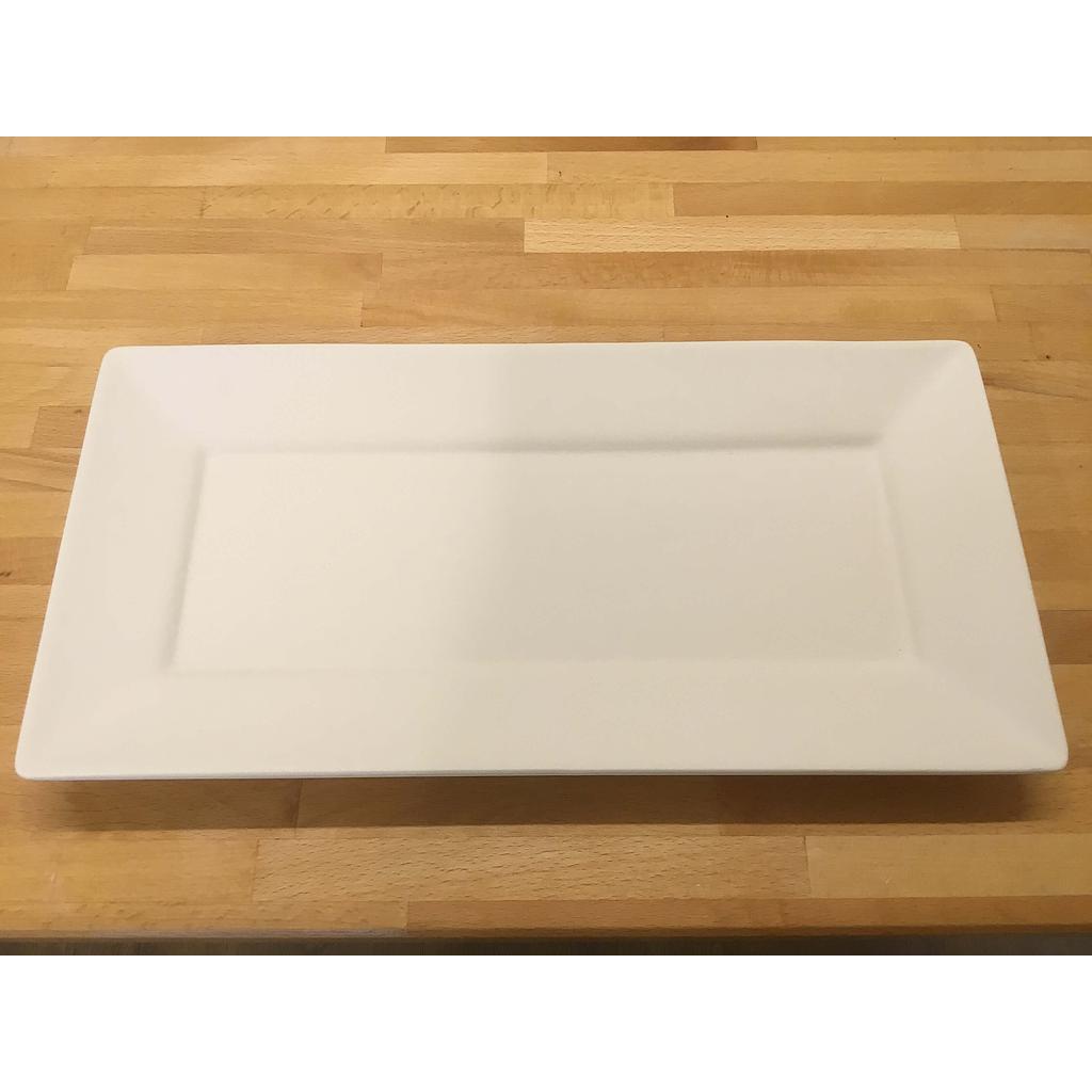 Angled Rectangular Plate (38 x 19cm)