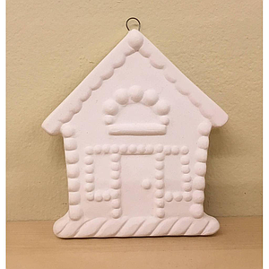Gingerbread House Hanging Shape (8.5 x 8.2cm)