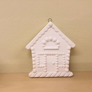 Gingerbread House Hanging Shape (8.5 x 8.2cm)