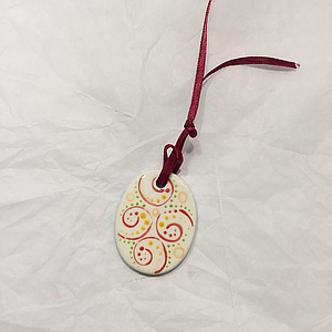 Oval Pendant (45mm long)